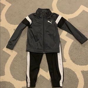 Puma boys athletic track suit